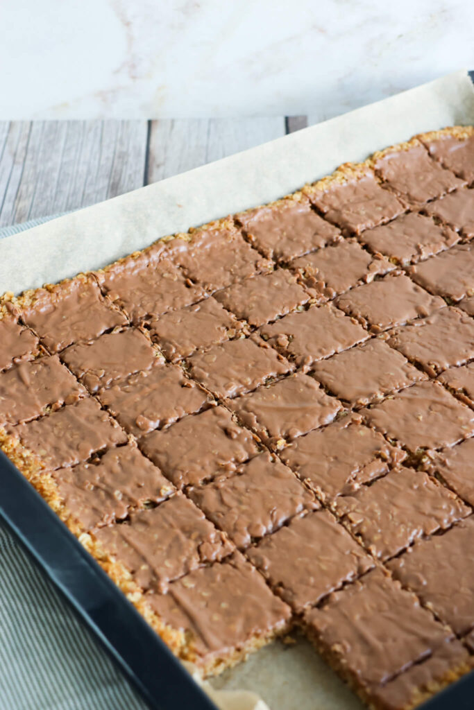 Havregrynskager med nougat