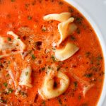 Tortellini Pesto Suppe