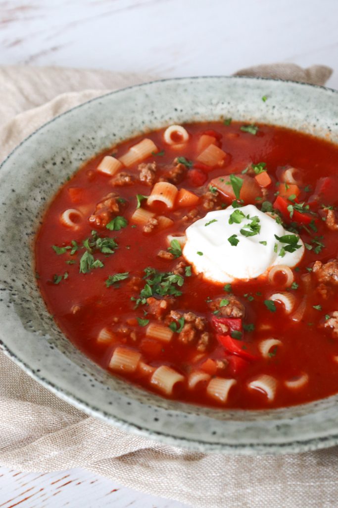 Oksekødssuppe