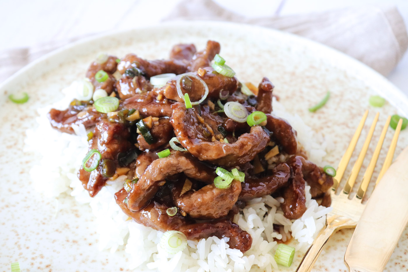 Mongolian Beef – Steak I En Lækker Sauce