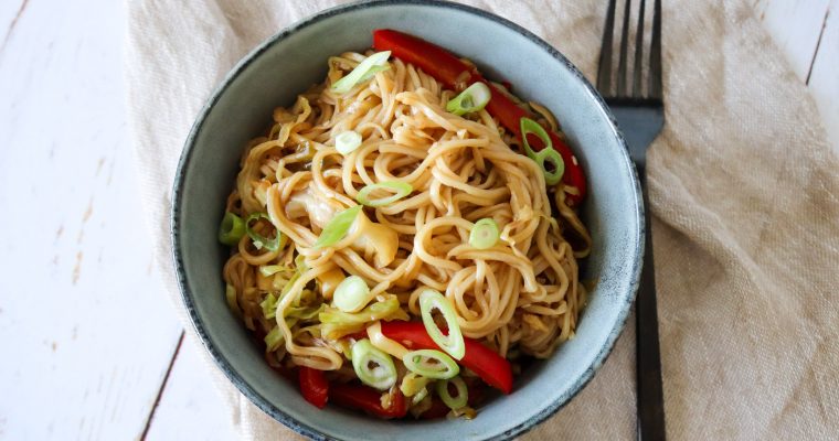 Chow Mein – Lækre Stegte Nudler Med Grøntsager
