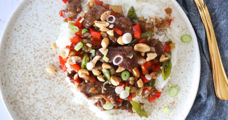 Mongolian Beef Med Grøntsager – Steak Strimler I Sauce Med Grøntsager