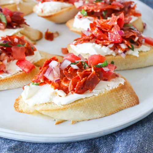 Brødhapsere Med Tomat Og Chorizo - Bruschetta Inspireret Brød