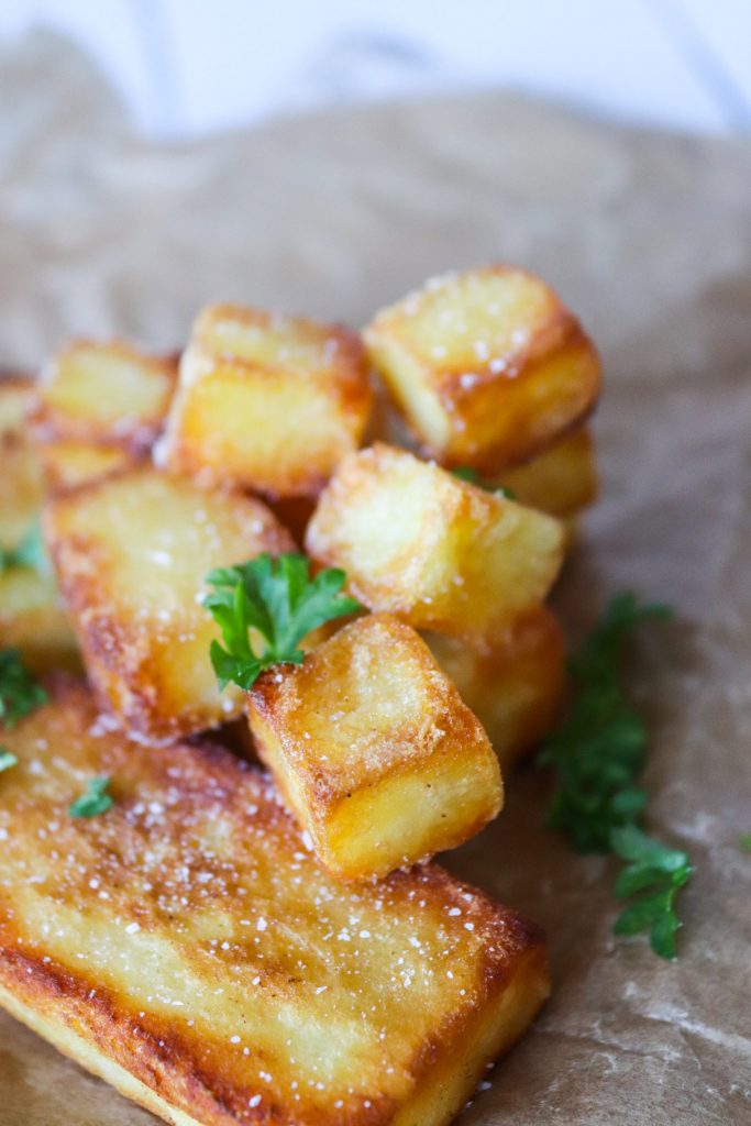 De Bedste Pandestegte Kartofler - Sprøde Pandestegte Kartofler