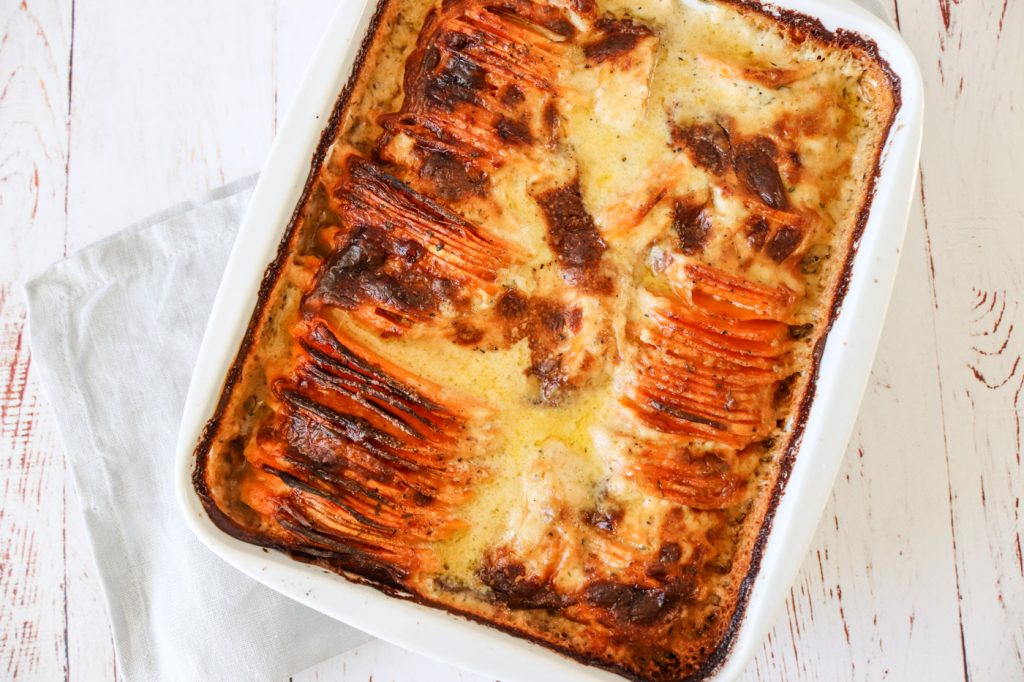 Flødekartofler Med Søde Kartofler - Sweet Potato Bake