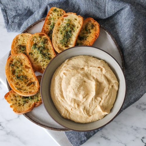 Hummuscreme Med Feta - Lækker Dip Til Brød Og Grøntsager