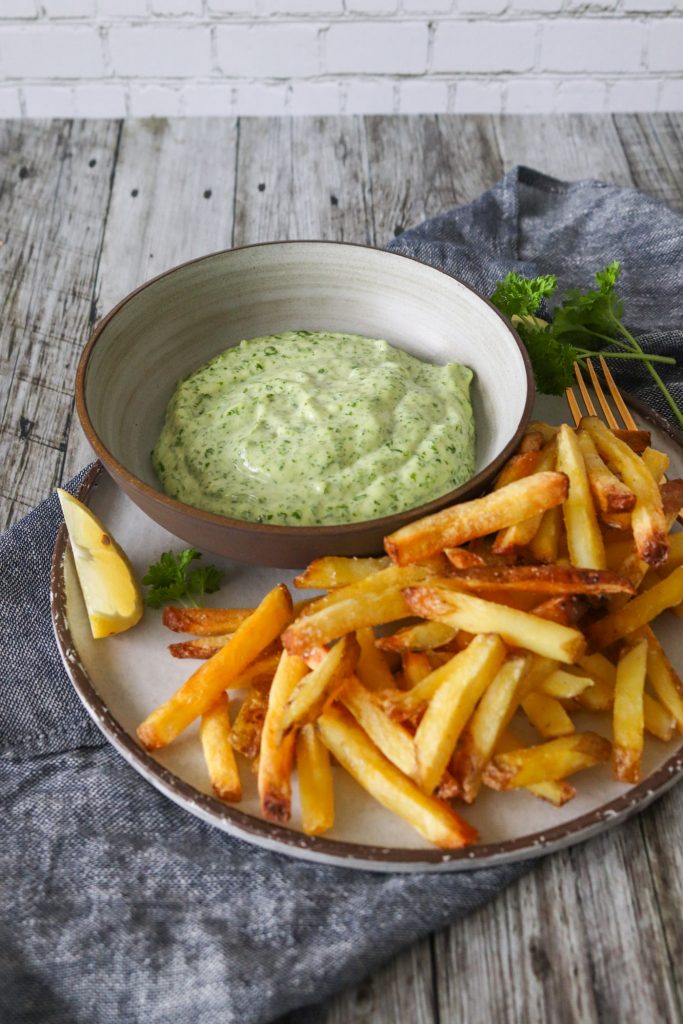 Persillemayonnaise På 1 Minut - Hjemmelavet Mayo Med Persille