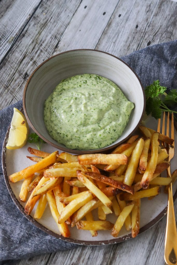 Persillemayonnaise På 1 Minut - Hjemmelavet Mayo Med Persille