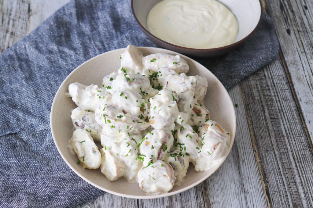 Kartoffelsalat Med Bearnaisedressing - Bearnaise Kartoffelsalat