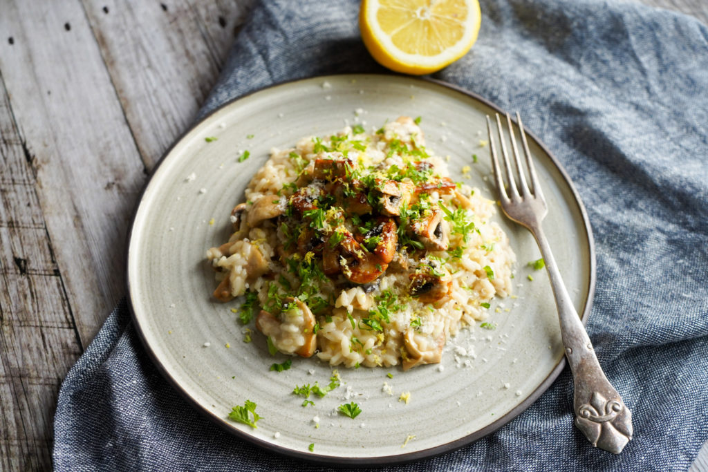 Risotto Med Svampe