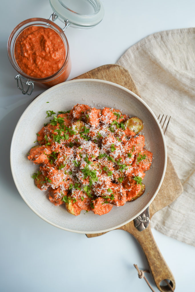 Kartoffelsalat Med Romescosauce