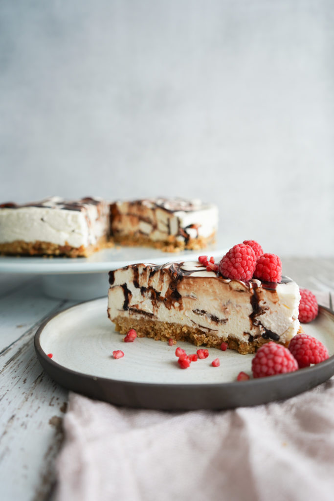 Cheesecake Med Mælkesnitte Og Chokolade