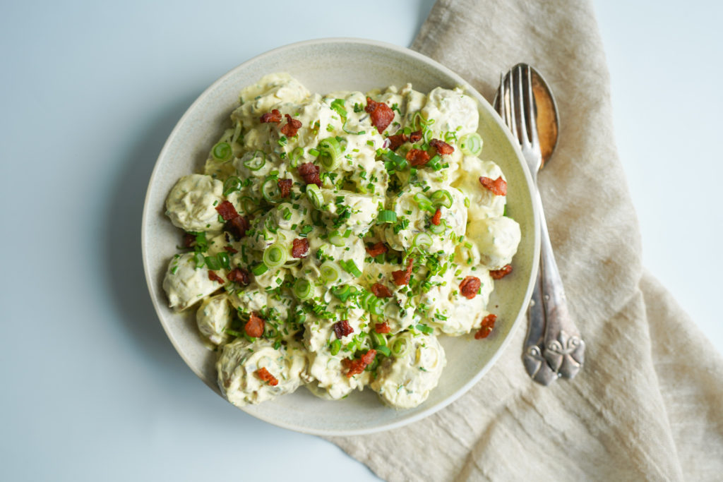 Kartoffelsalat Med Karrydressing