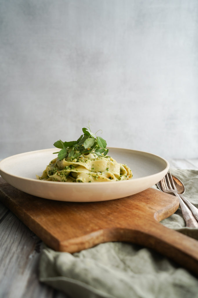 Fettuccine Med Pesto