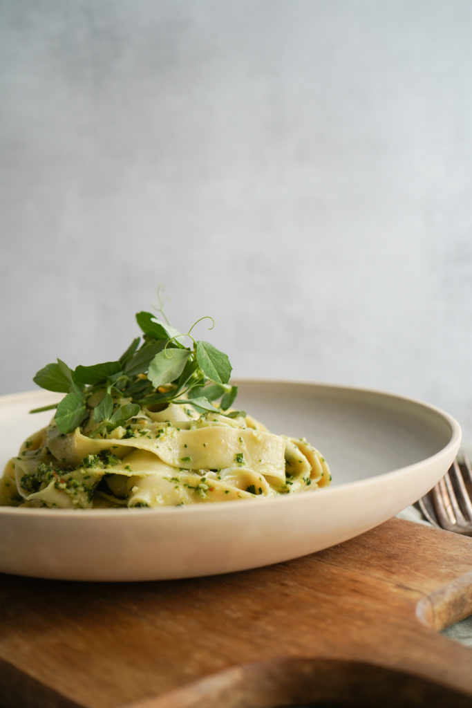 Fettuccine Med Pesto