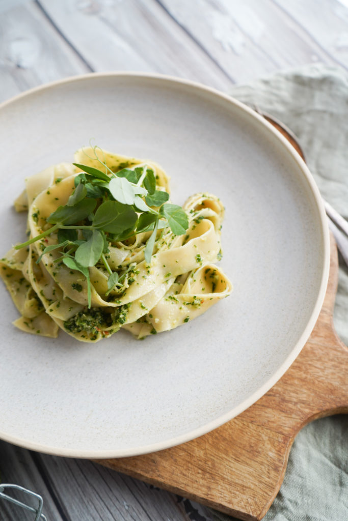 Fettuccine Med Pesto