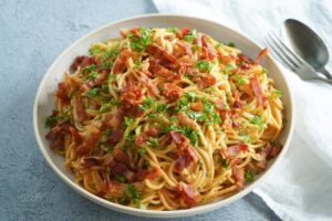 Spicy Spaghetti Carbonara