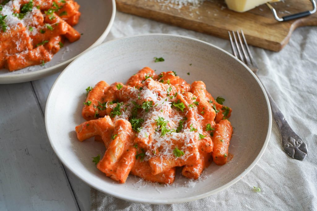 Pasta Med Peberfrugtsauce