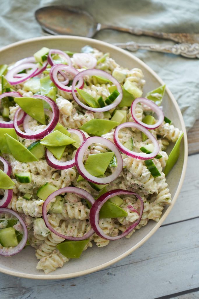 Pastasalat Med Tun Og Pesto