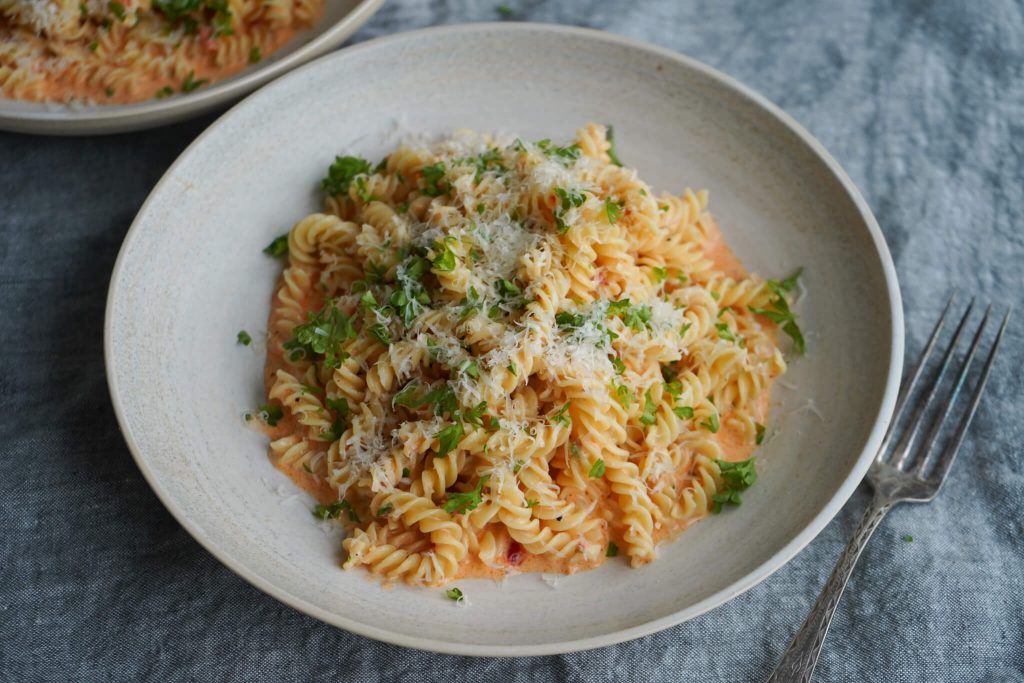 Pasta Med Pestosauce