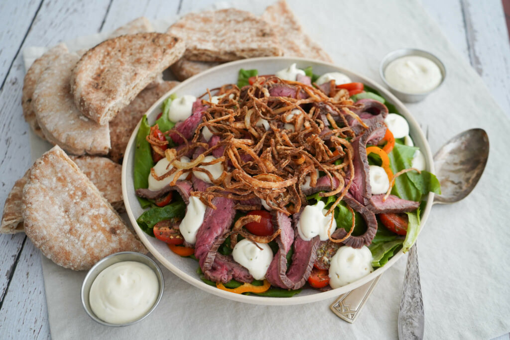 Bøf bearnaise salat