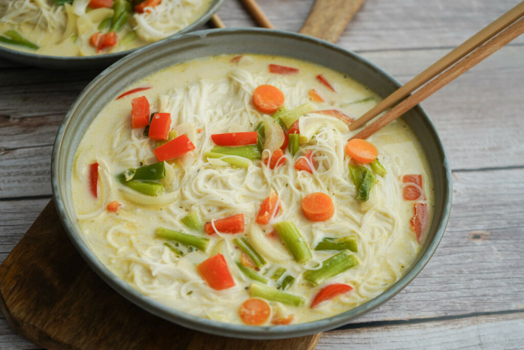 Suppe med grøn karry