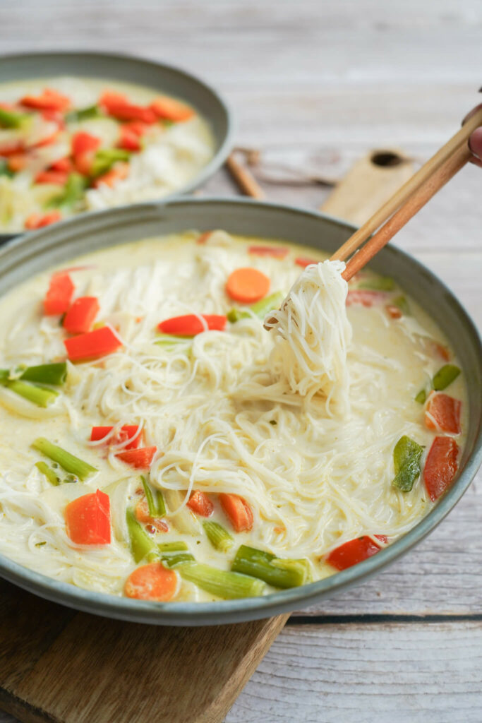 Suppe med grøn karry