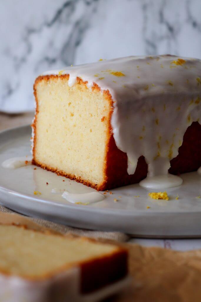 Citronkage med glasur