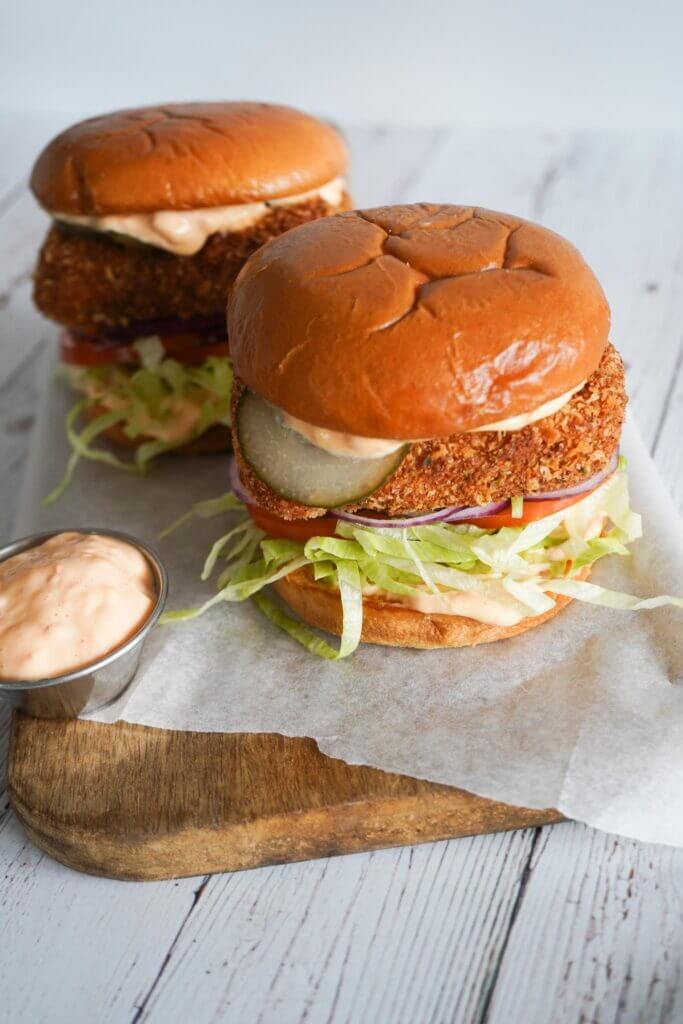 Halloumi burger
