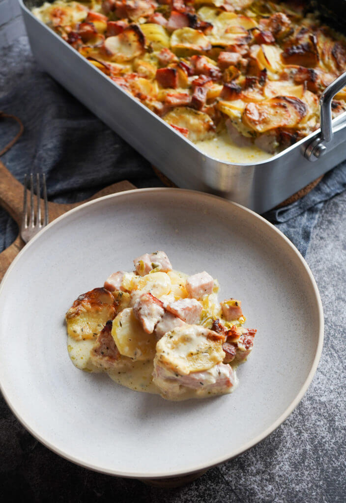 Kartoffelfad Med Hamburgerryg