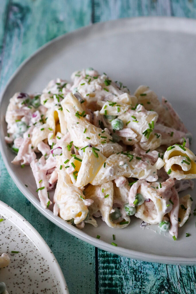 Cremet Pastasalat Med Skinke - Nem Opskrift På Pastasalat