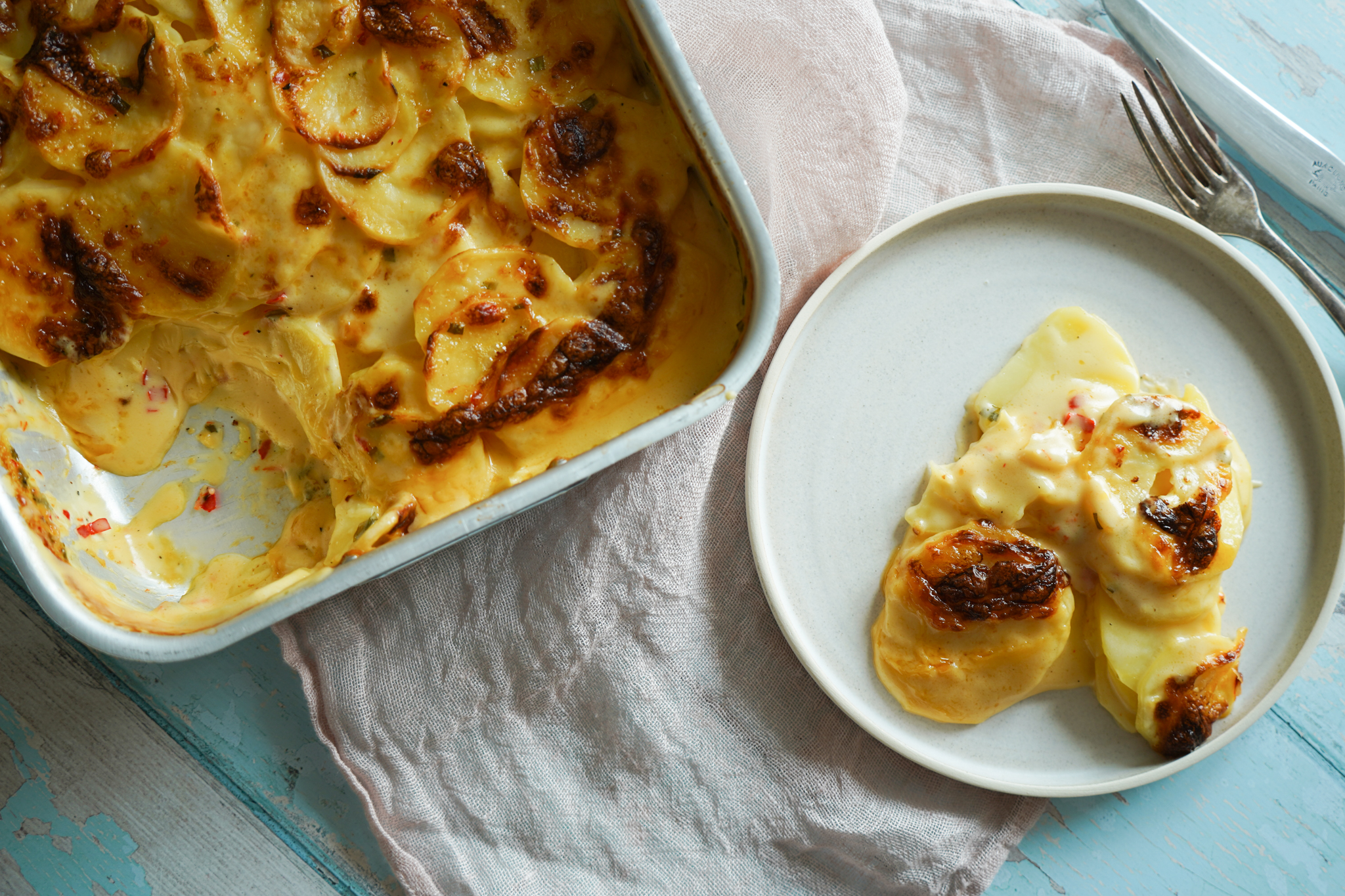 Chili Bearnaise Flødekartofler