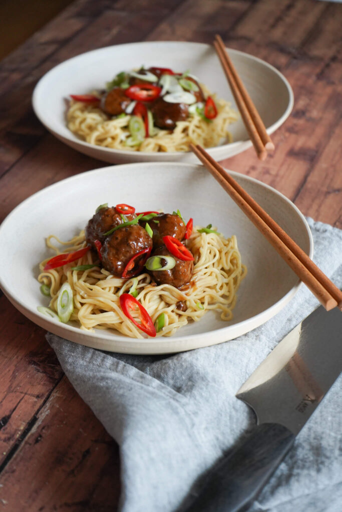 Kødboller I Teriyakisauce