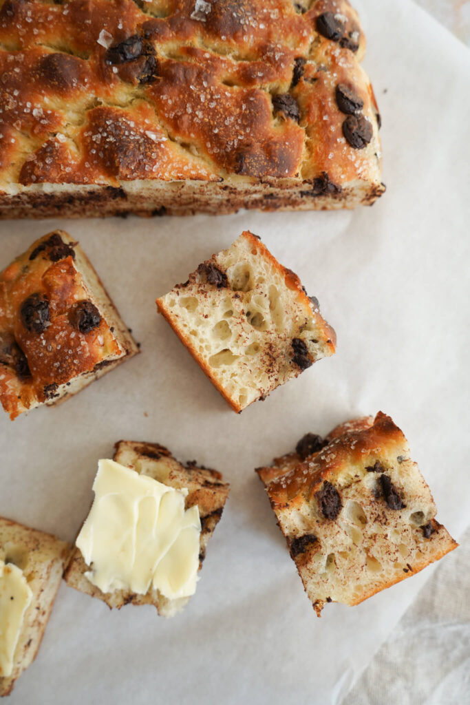 Chokolade foccacia