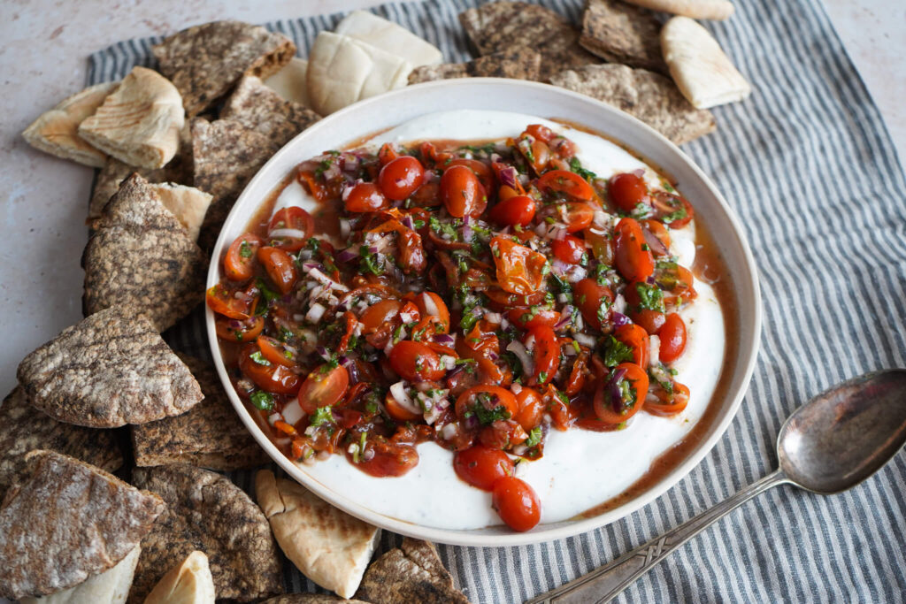 Fetacreme Med Tomater