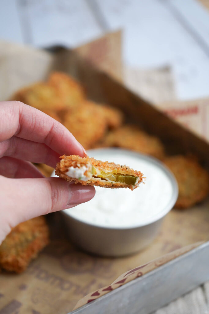 Friterede pickles