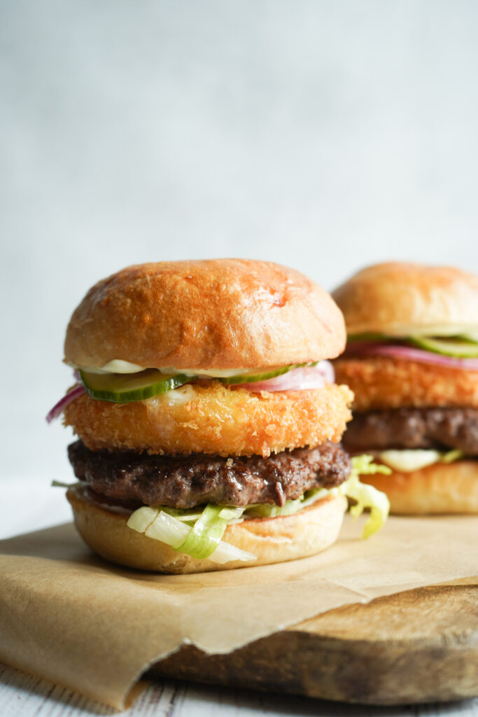 Friteret Havarti Burger