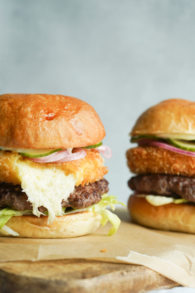 Friteret Havarti Burger