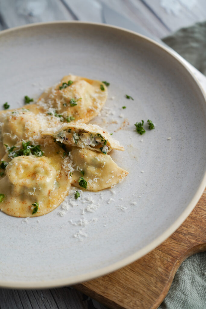 Ravioli Med Ost Og Hasselnødder