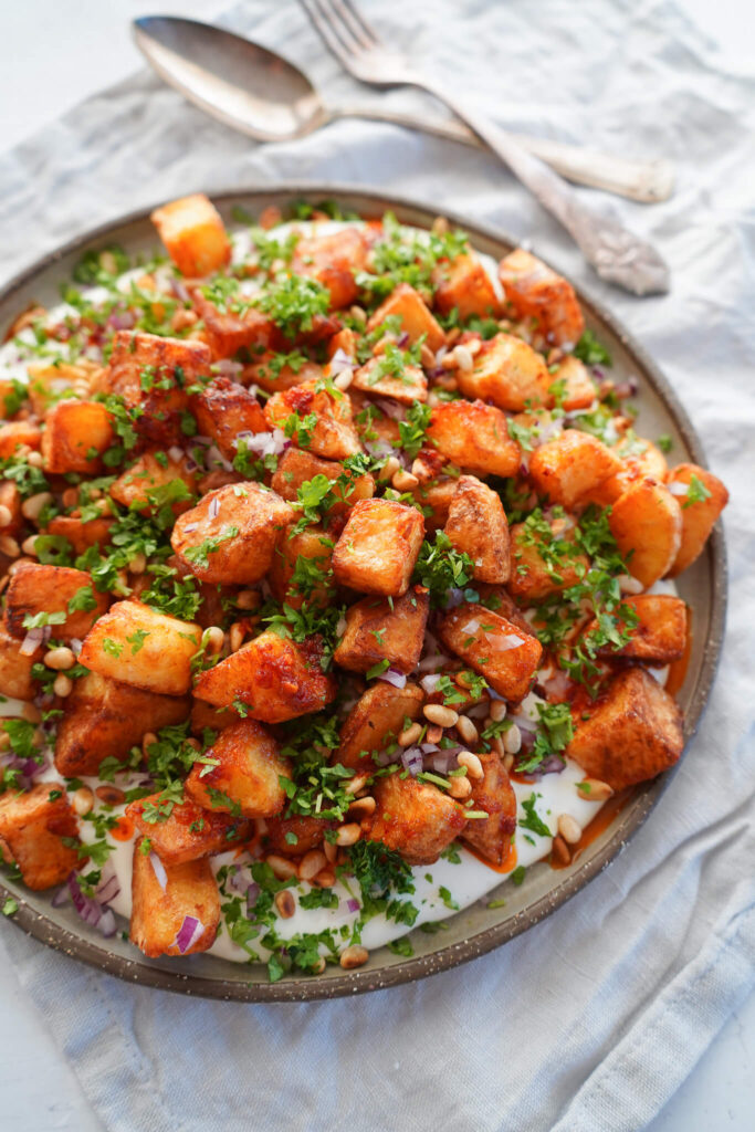 Stegte Kartofler Med Fetacreme