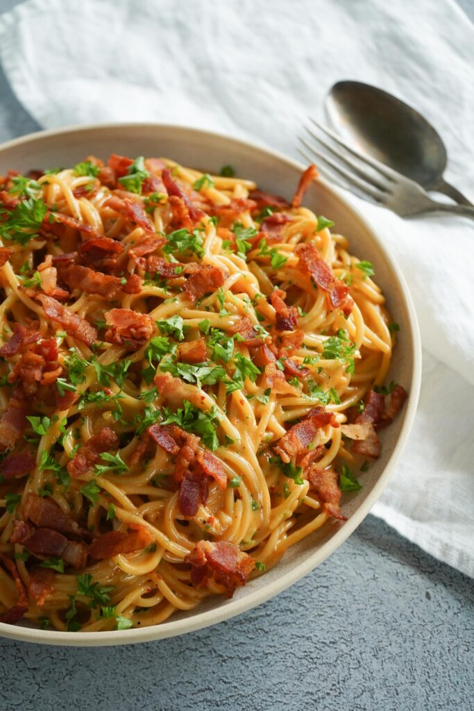 Spicy Spaghetti Carbonara