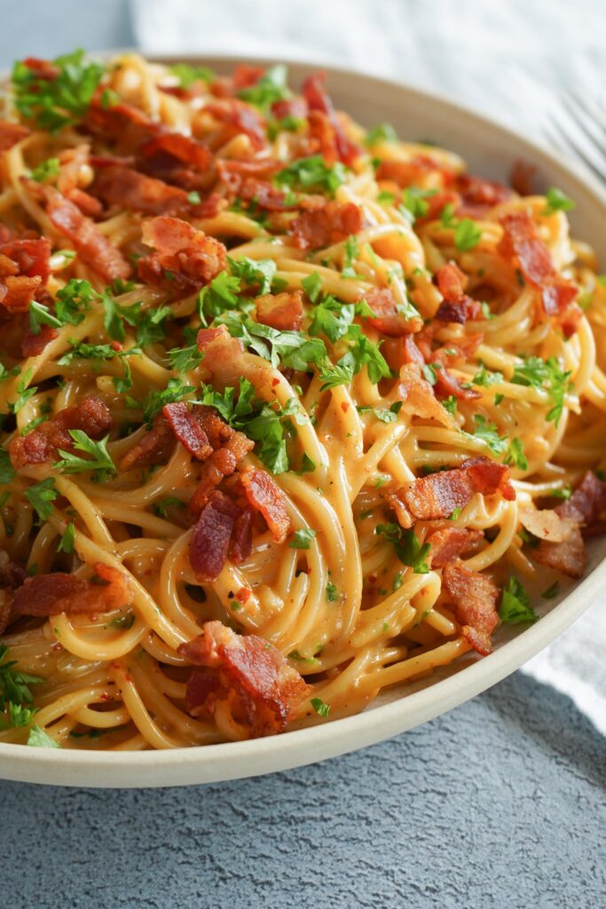 Spicy Spaghetti Carbonara