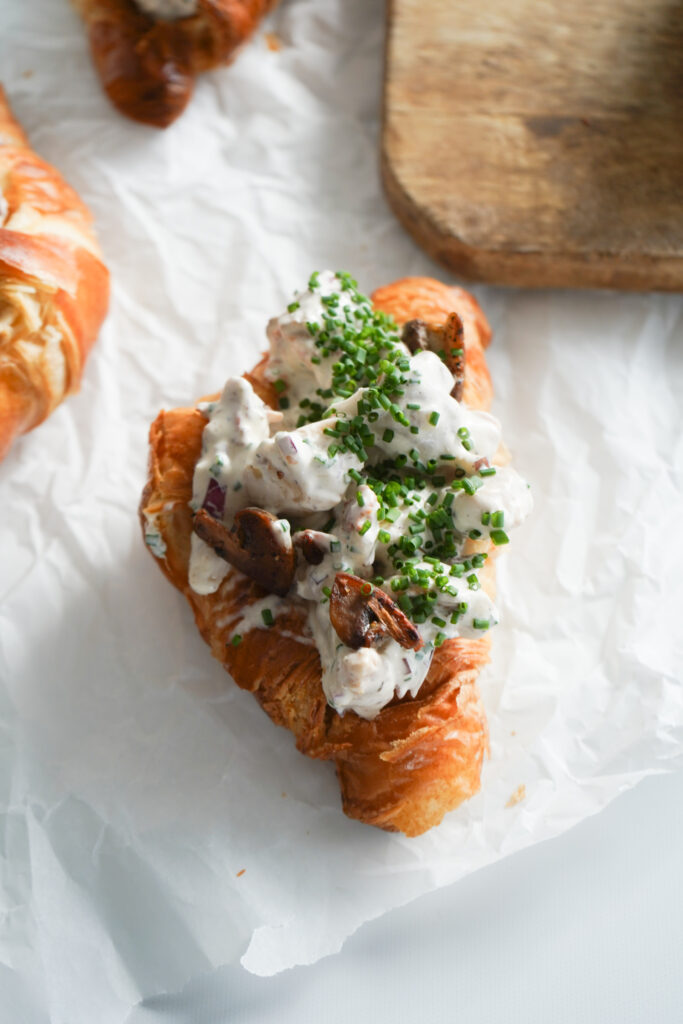 Croissant Med Kyllingesalat