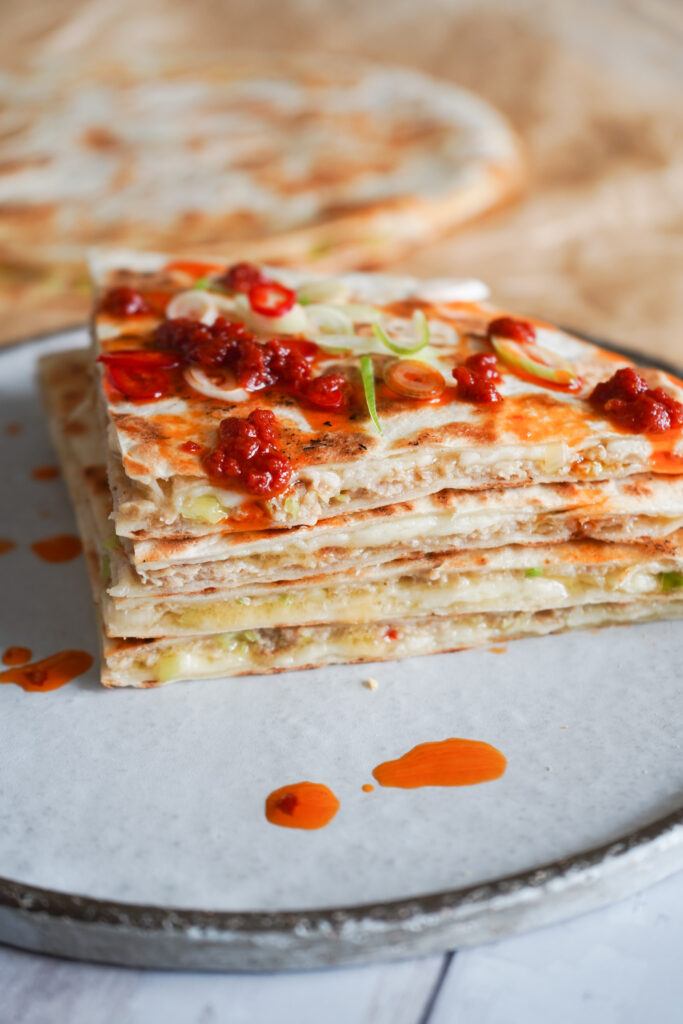 Asiatiske Quesadillas Med Kylling