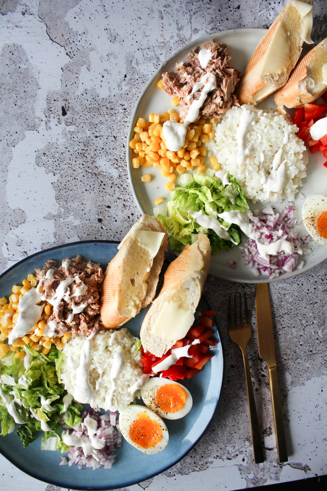 Salat Med Tun Og Æg