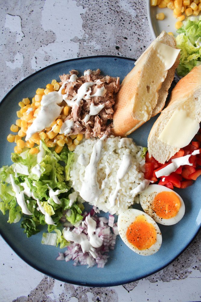 Salat Med Tun Og Æg