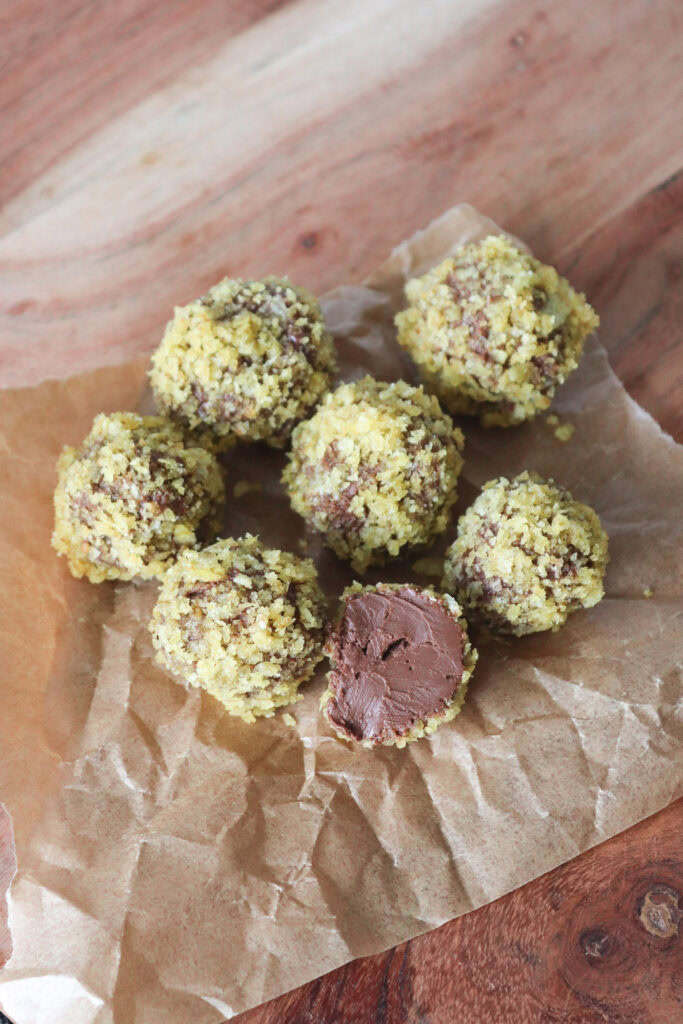 De Bedste Chokoladetrøfler Med Nutella Og Saltede Chips