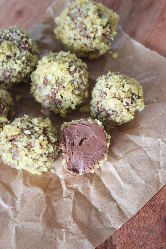 De Bedste Chokoladetrøfler Med Nutella Og Saltede Chips