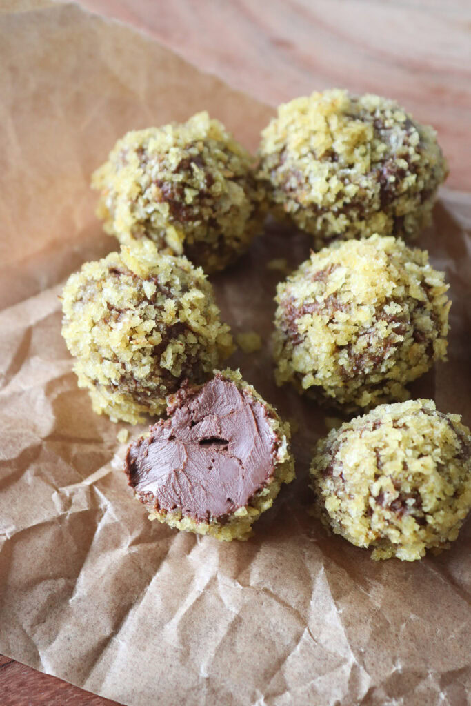 De Bedste Chokoladetrøfler Med Nutella Og Saltede Chips