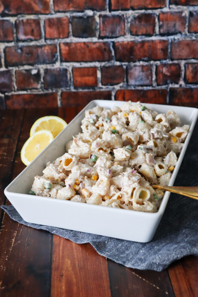 Cremet Pastasalat Med Tun - Hjemmelavet Pastasalat Med Tun